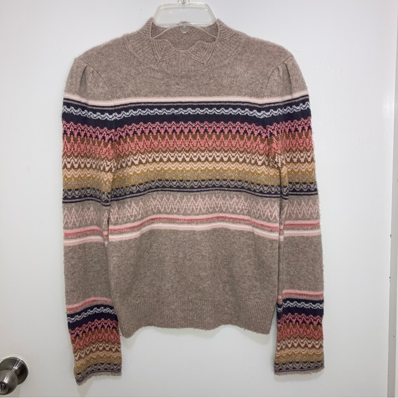 Anthropologie attitwa Sweater with scalloped neckline,  Wool and Alpaca blend - Picture 1 of 13